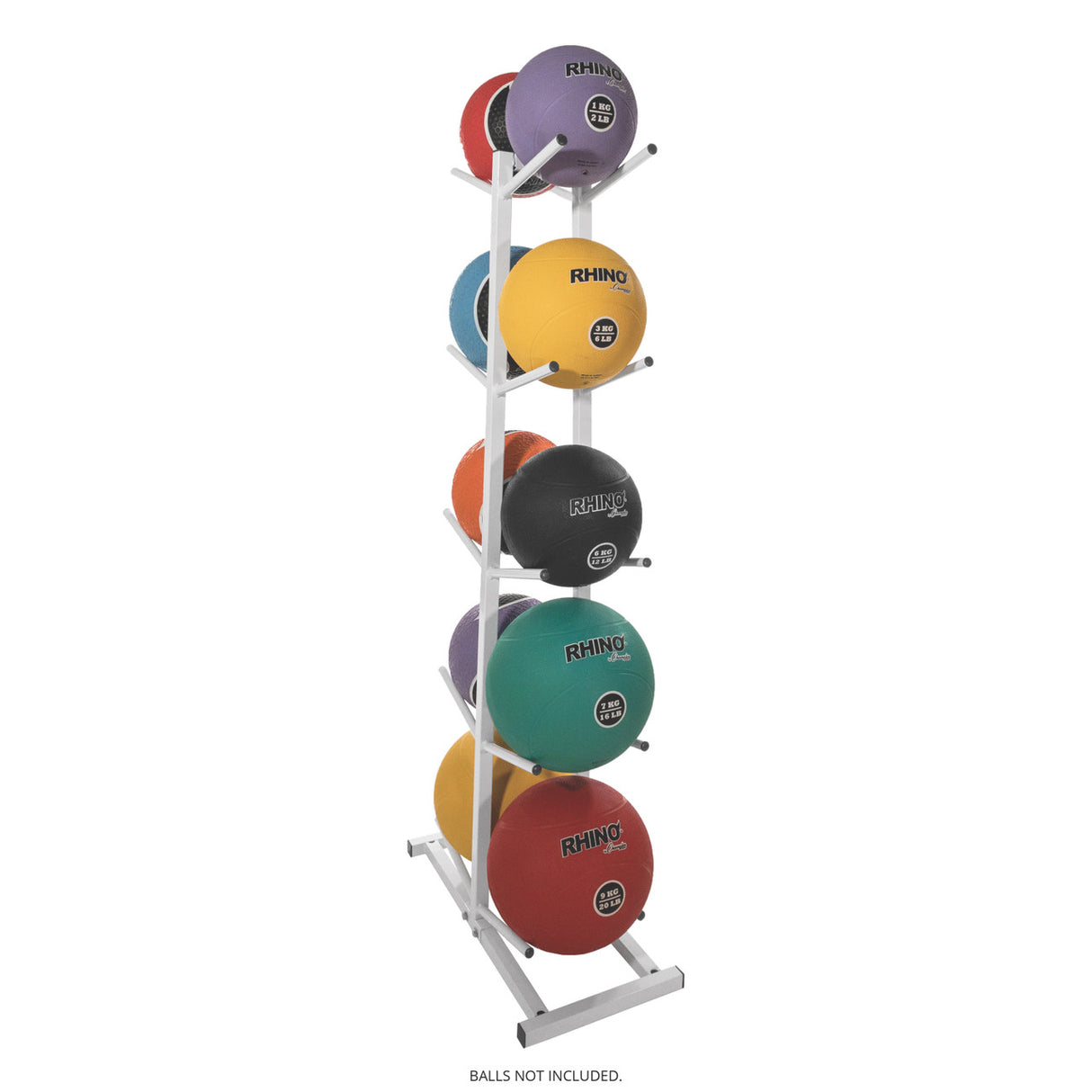 Champion Sports Double Medicine Ball Tree