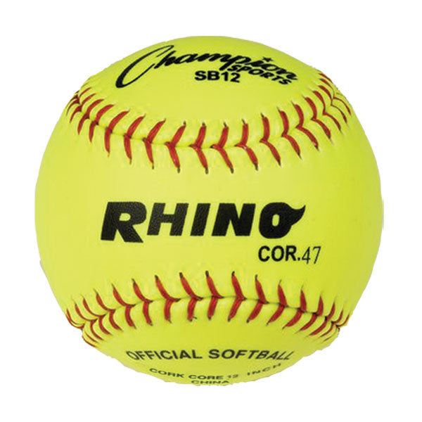 Champion Sports 12" Synthetic Leather Cork Core Softball