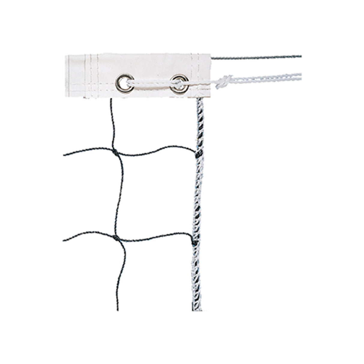 Champion Sports 2.2 mm Volleyball Net with Steel Cable