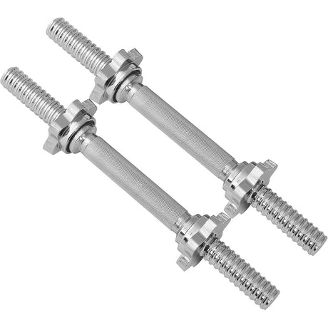 Champion Sports  Set of 2 Threaded Dumbell Handles with Star Collar