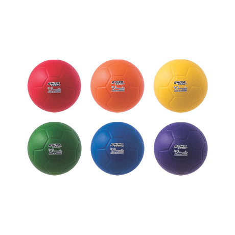 Champion Sports Rhino Skin Medium Bounce Size 5 Soccer Ball Set