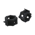 Champion Sports Set of 2 Black Barbell Clamps
