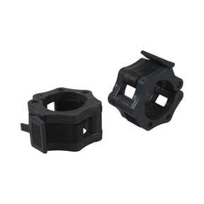 Champion Sports Set of 2 Black Barbell Clamps