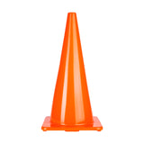 Champion Sports 28 Inch High Visibility Flexible Vinyl Cone Orange