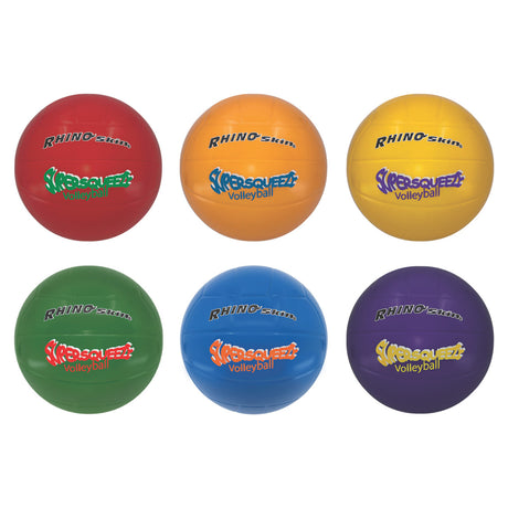 Champion Sports Rhino Skin Super Squeeze Volleyball Set
