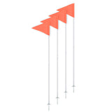 Champion Sports Two-Piece Economy Soccer Corner Flag Set