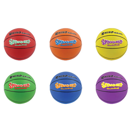Champion Sports Rhino Skin Super Squeeze Basketball Set