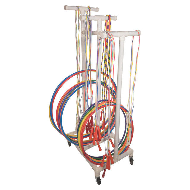 Champion Sports Jump Rope & Hoop Cart