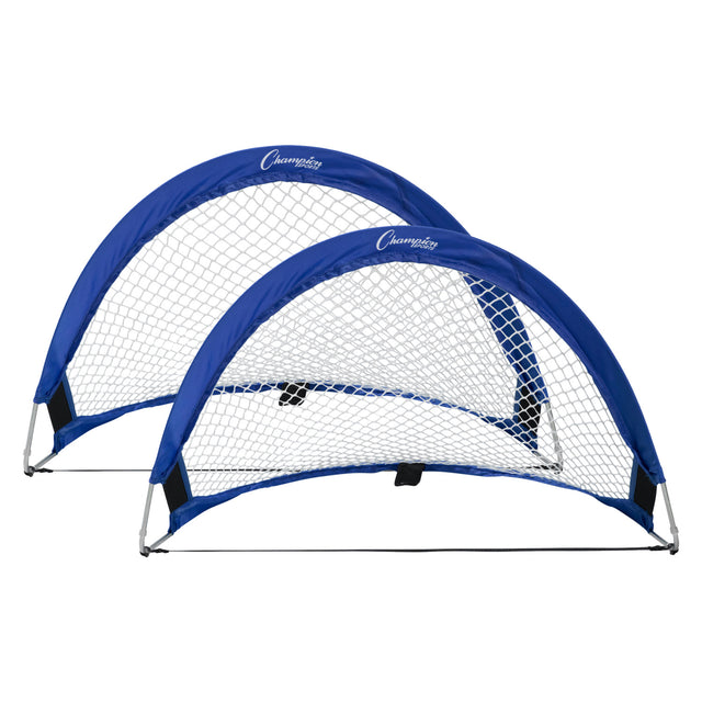 Champion Sports Pop Up Half Moon Soccer Goal