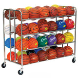 Champion Sports 48 Ball Double Wide Ball Cart
