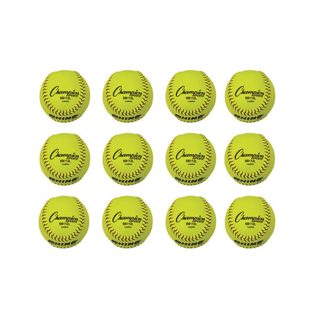 Champion Sports 12" Leather Cork Core Softball