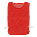 Champion Sports Youth Deluxe Mesh Pinnie Youth Red