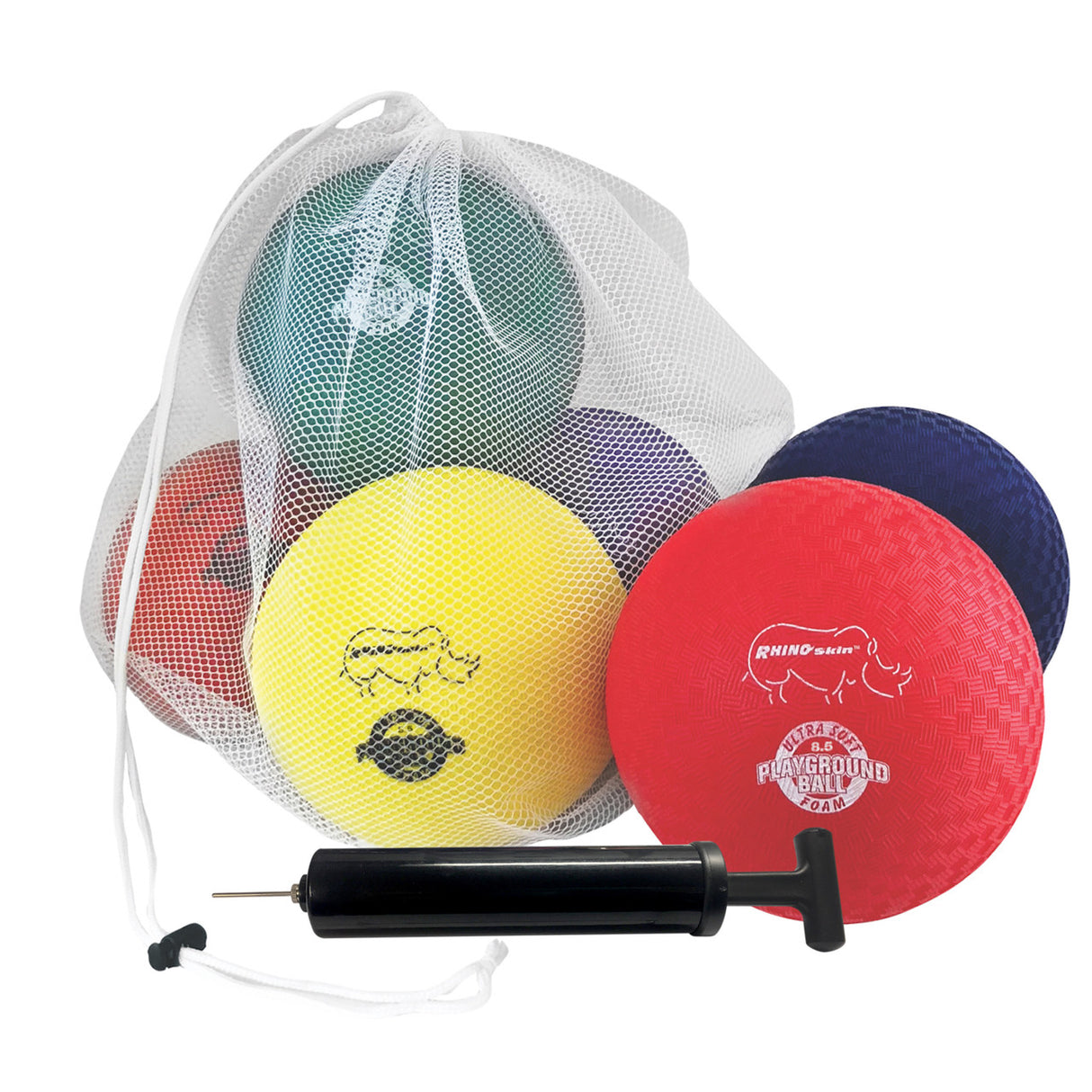 Champion Sports 8.5"  Soft Rhino Skin Playground Ball Set