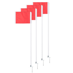 Champion Sports Steel Peg Soccer Corner Flags