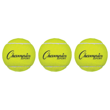 Champion Sports Pack of 3 Tennis Balls