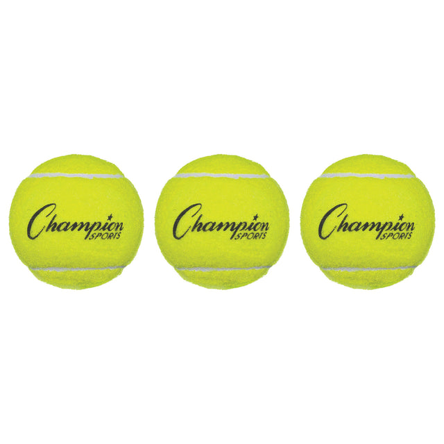 Champion Sports Pack of 3 Tennis Balls