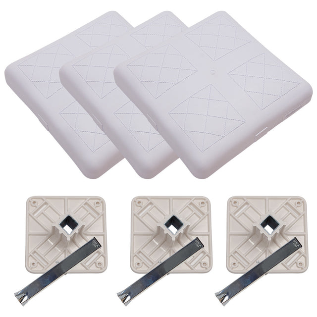 Champion Sports Anchored Base Set with Molded Shell