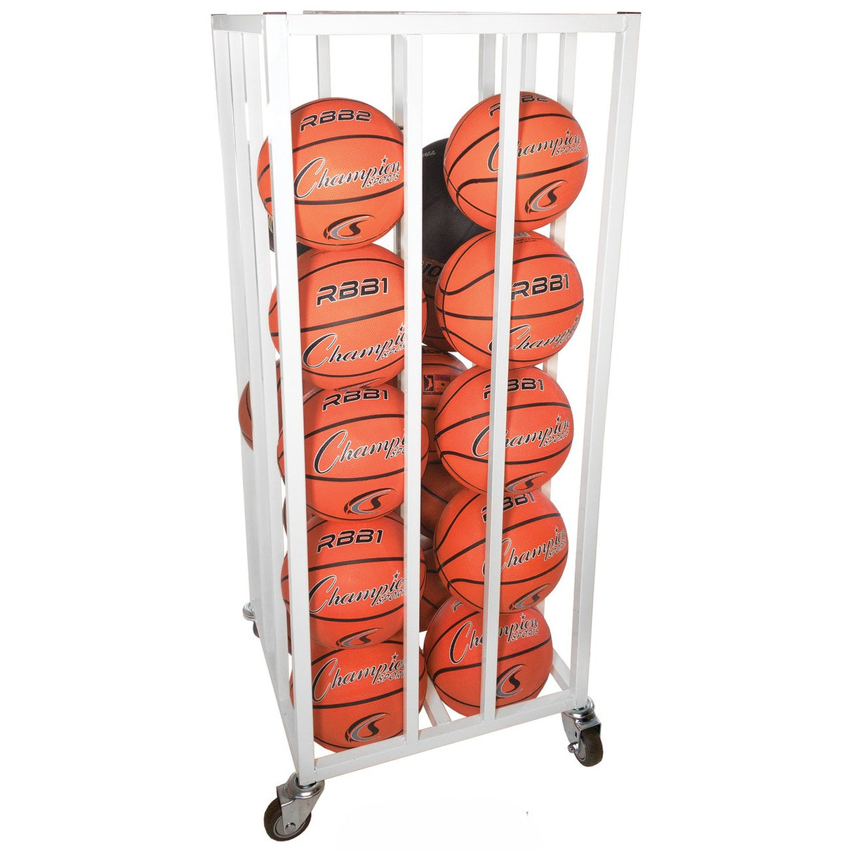 Champion Sports Deluxe Vertical Ball Cage