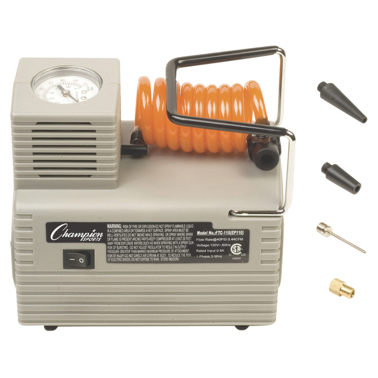 Champion Sports Economy Electric Inflating Pump