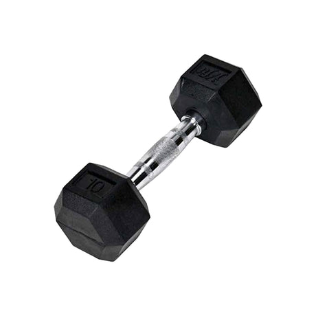 Champion Sports Rubber Hex Dumbell