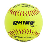 Champion Sports 11" Leather Poly Core Softball, NFHS Approved