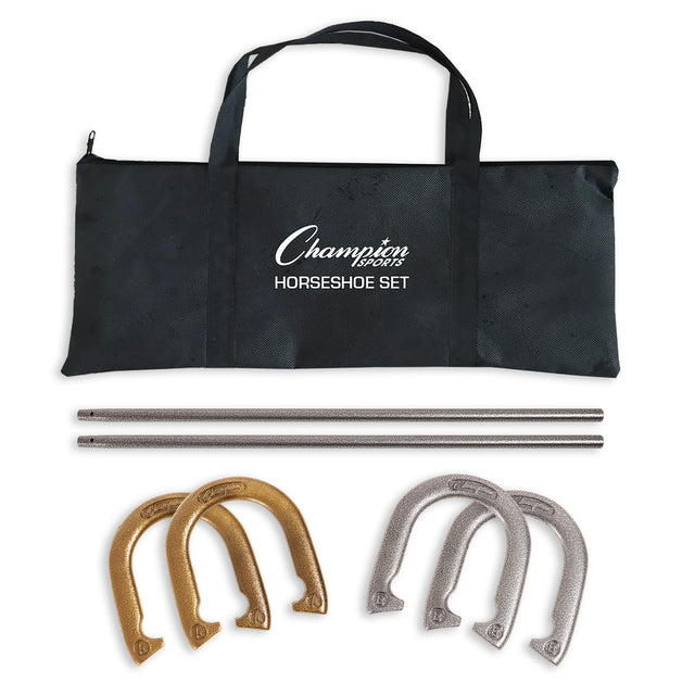 Champion Sports Steel Horseshoe Set