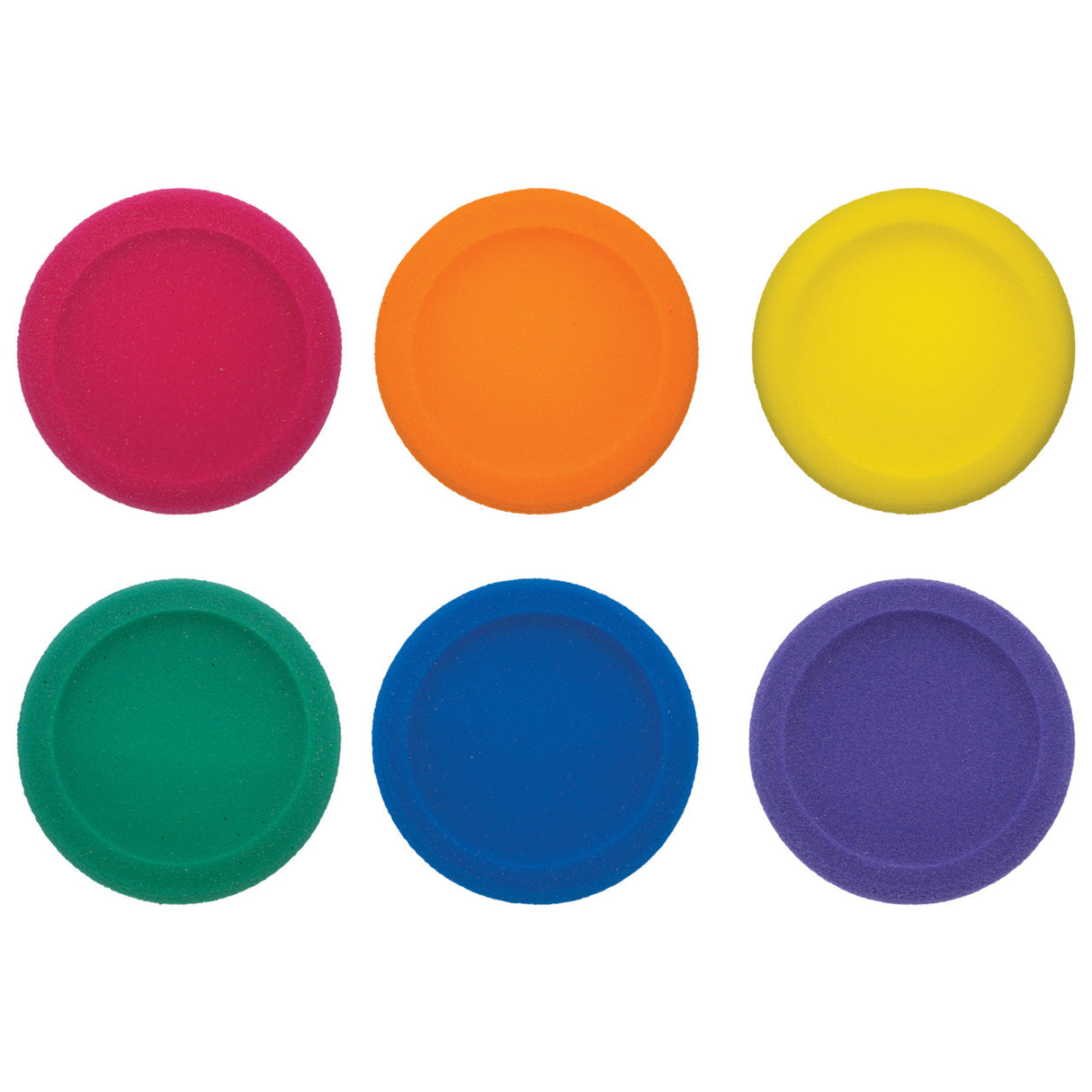 Champion Sports Rounded Edge Uncoated Foam Disc Set