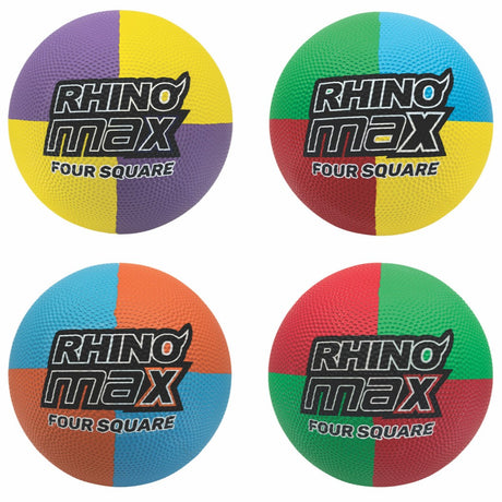 Champion Sports Rhino Max 4 Square Playground Ball Set