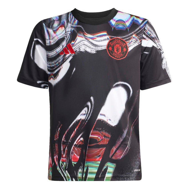 adidas Youth Manchester United 25/26 Pre Match Jersey-1