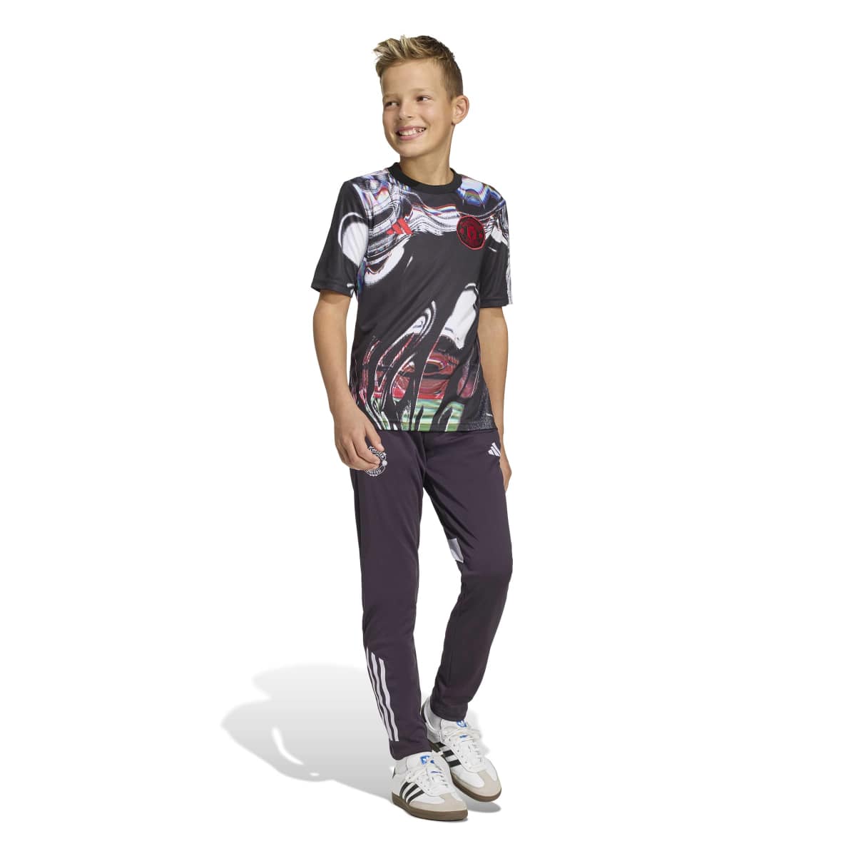 adidas Youth Manchester United 25/26 Pre Match Jersey-5