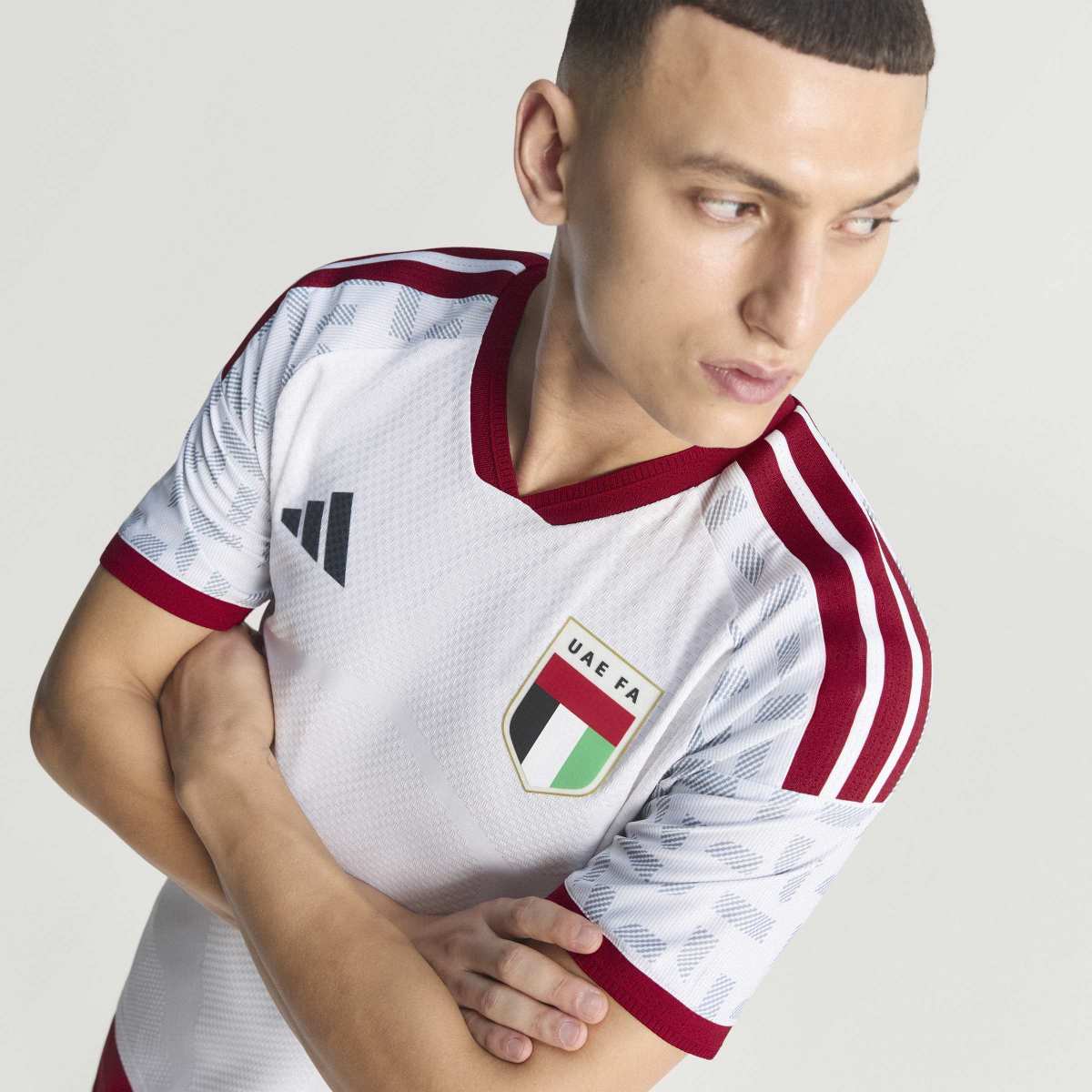 adidas Men's United Arab Emirates 26 Home Authentic Jersey-3