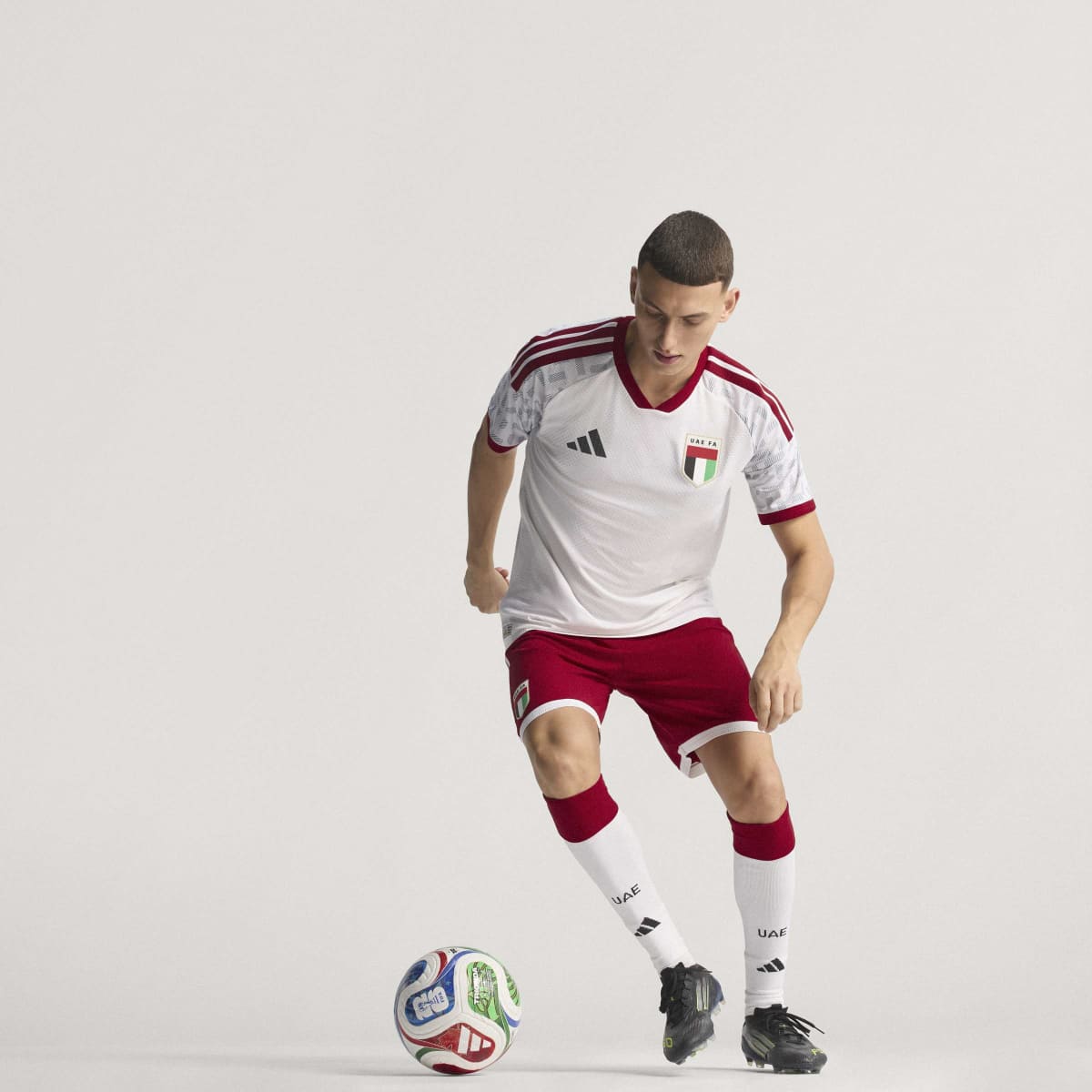 adidas Men's United Arab Emirates 26 Home Authentic Jersey-5