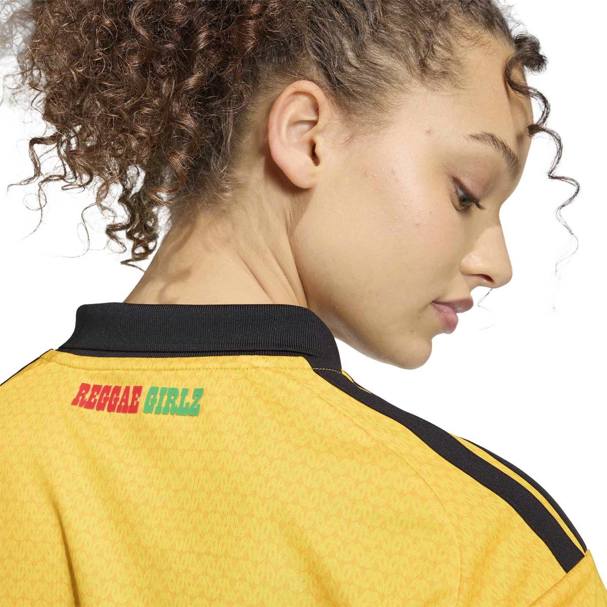 adidas Women's Jamaica 26 X Bob Marley Home Cropped Jersey-7