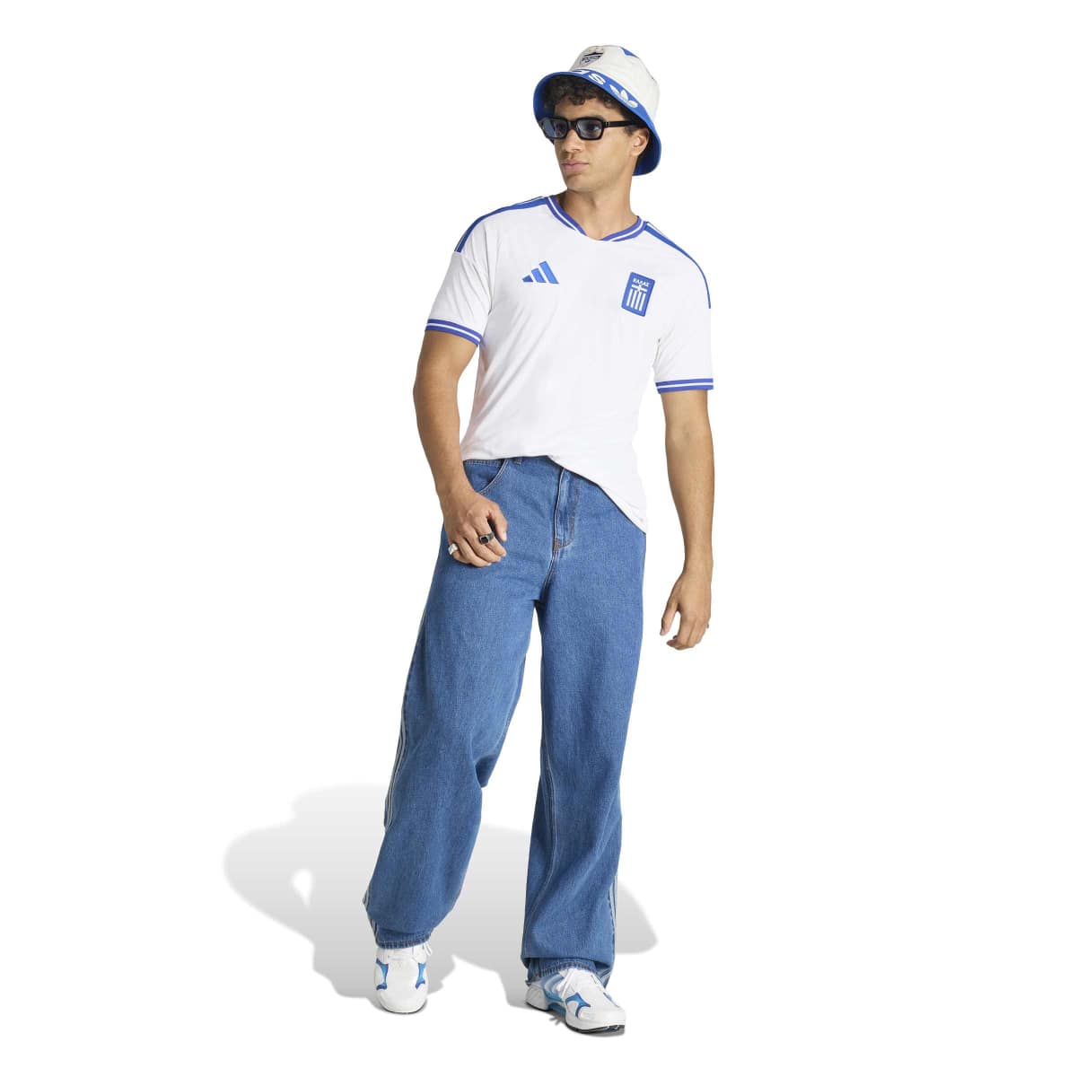 adidas Men's Greece 26 Home Jersey-5