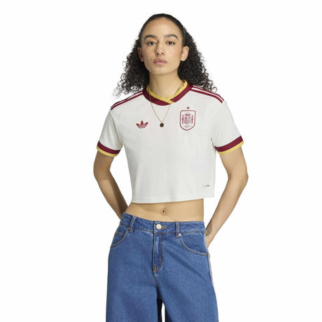 adidas Women's Spain 26 Away Cropped Jersey-3