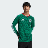 adidas Men's Mexico 26 Home Long Sleeve Jersey-1
