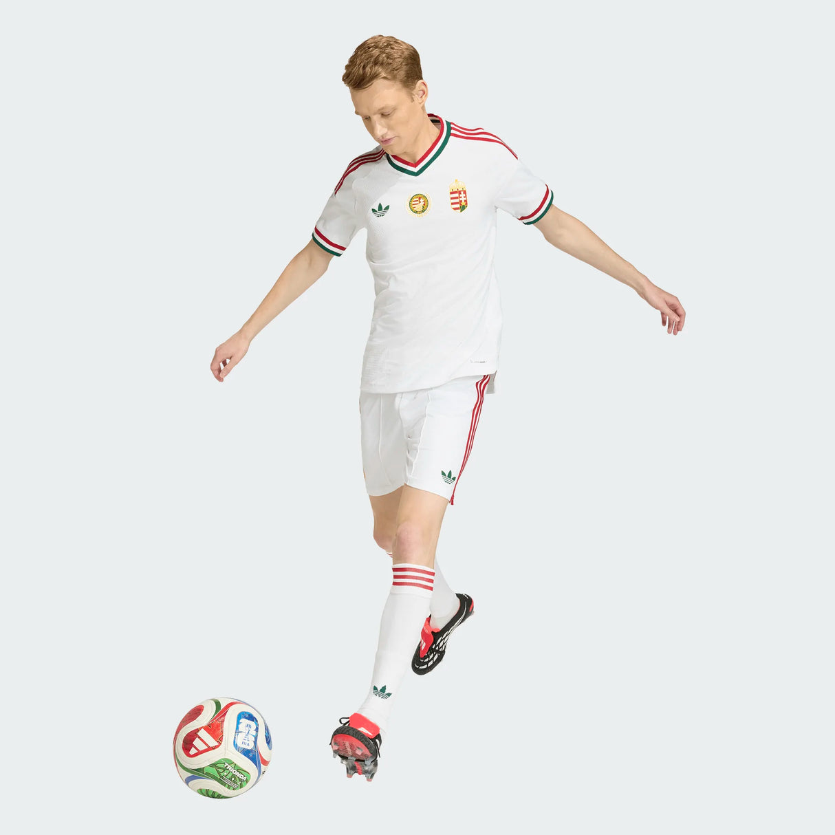adidas Men's Hungary 26 Away Authentic Jersey-3