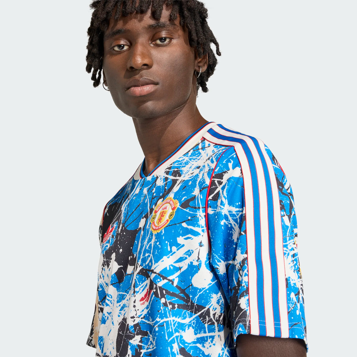 adidas Men's Manchester United Stone Roses Jersey-4
