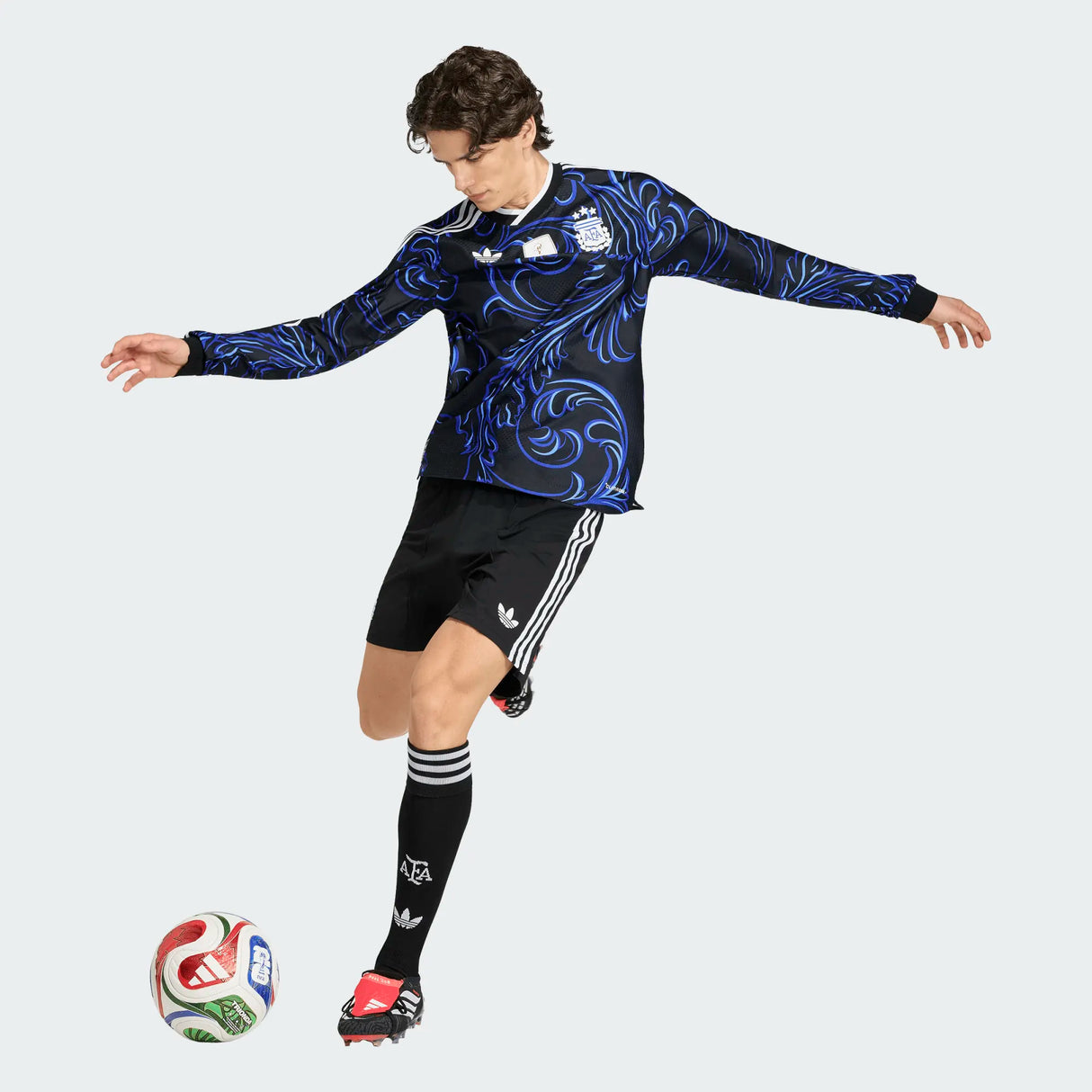 adidas Men's Argentina 26 Away Authentic Long Sleeve Jersey-3