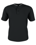 Alleson Youth Two Button Mesh Baseball Jersey With Piping