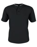 Alleson Youth Two Button Mesh Baseball Jersey With Piping