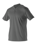Alleson Men's 2 Button Henley Baseball Jersey
