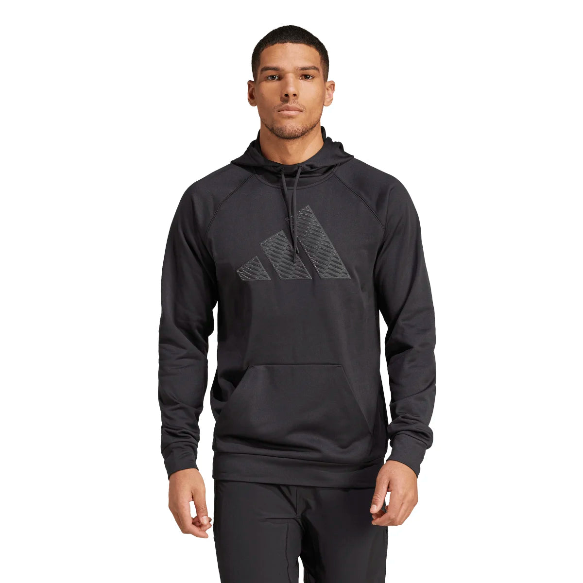 adidas Men's GG Big Logo Hoodie Mens Apparel Sweatshirts & Fleece