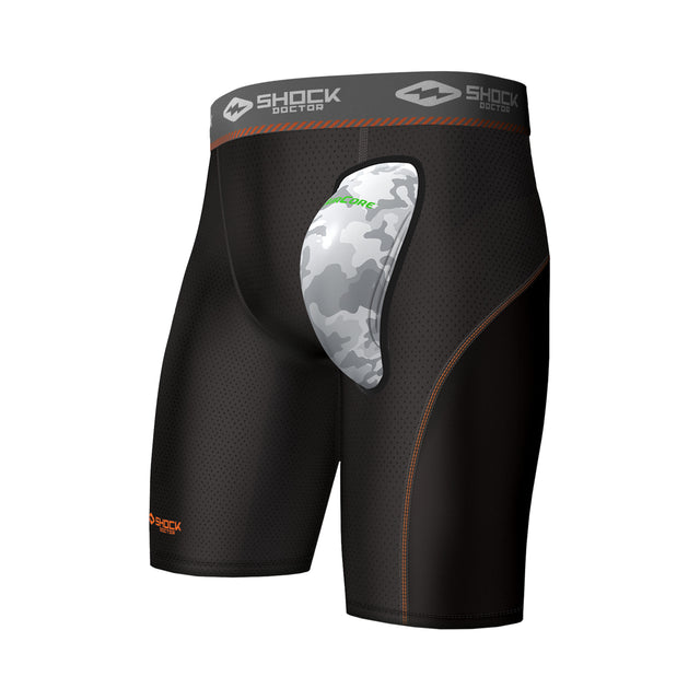 Shock Doctor Adult Compression Short with AirCore Cup-1