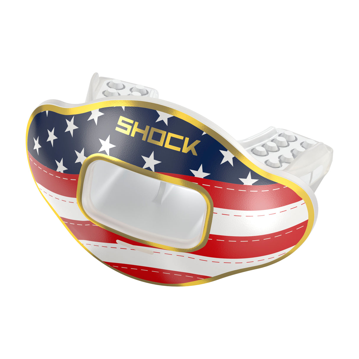 Shock Doctor Adult Max AirFlow Clear Lip Guard-3