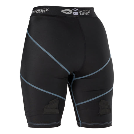 Shock Doctor Women's Compression Hockey Short with Pelvic Protector-2