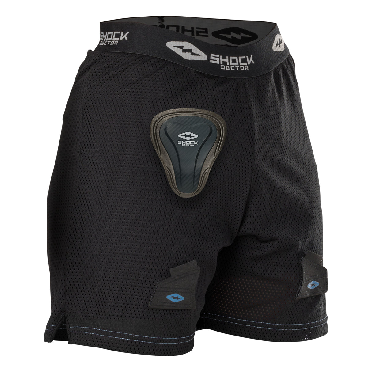 Shock Doctor Women's Loose Hockey Short with Pelvic Protector-1