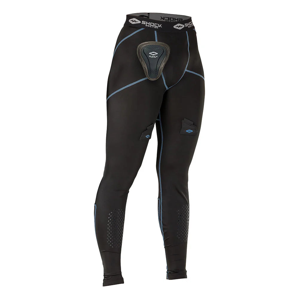Shock Doctor Girl's compression Cut Resistance Hockey Pant withPelvic Protector-2