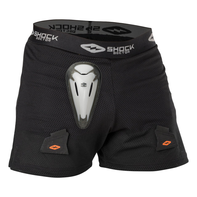 Shock Doctor Adult Loose Hockey Short with BioFlex Cup-1