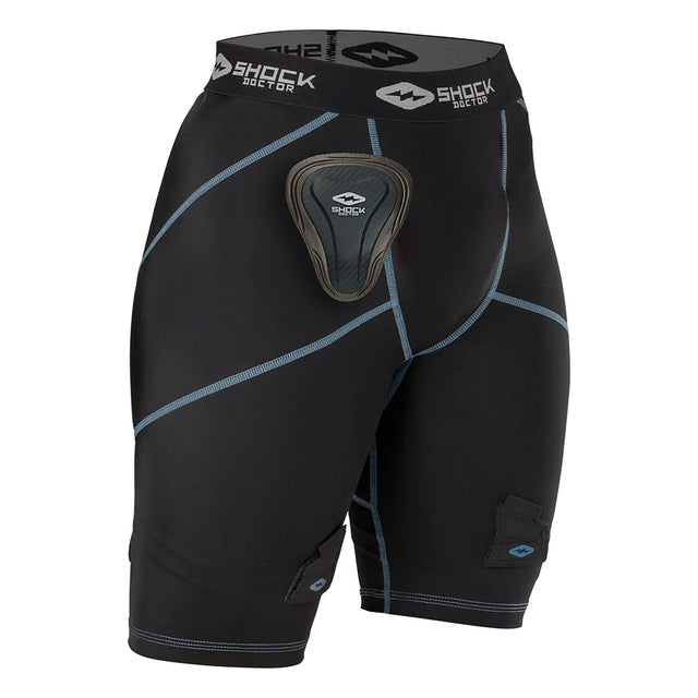 Shock Doctor Girl's Compression Hockey Short with Pelvic Protector-1